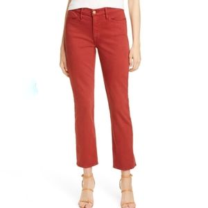Zara Trafaluc Cropped Red Pants